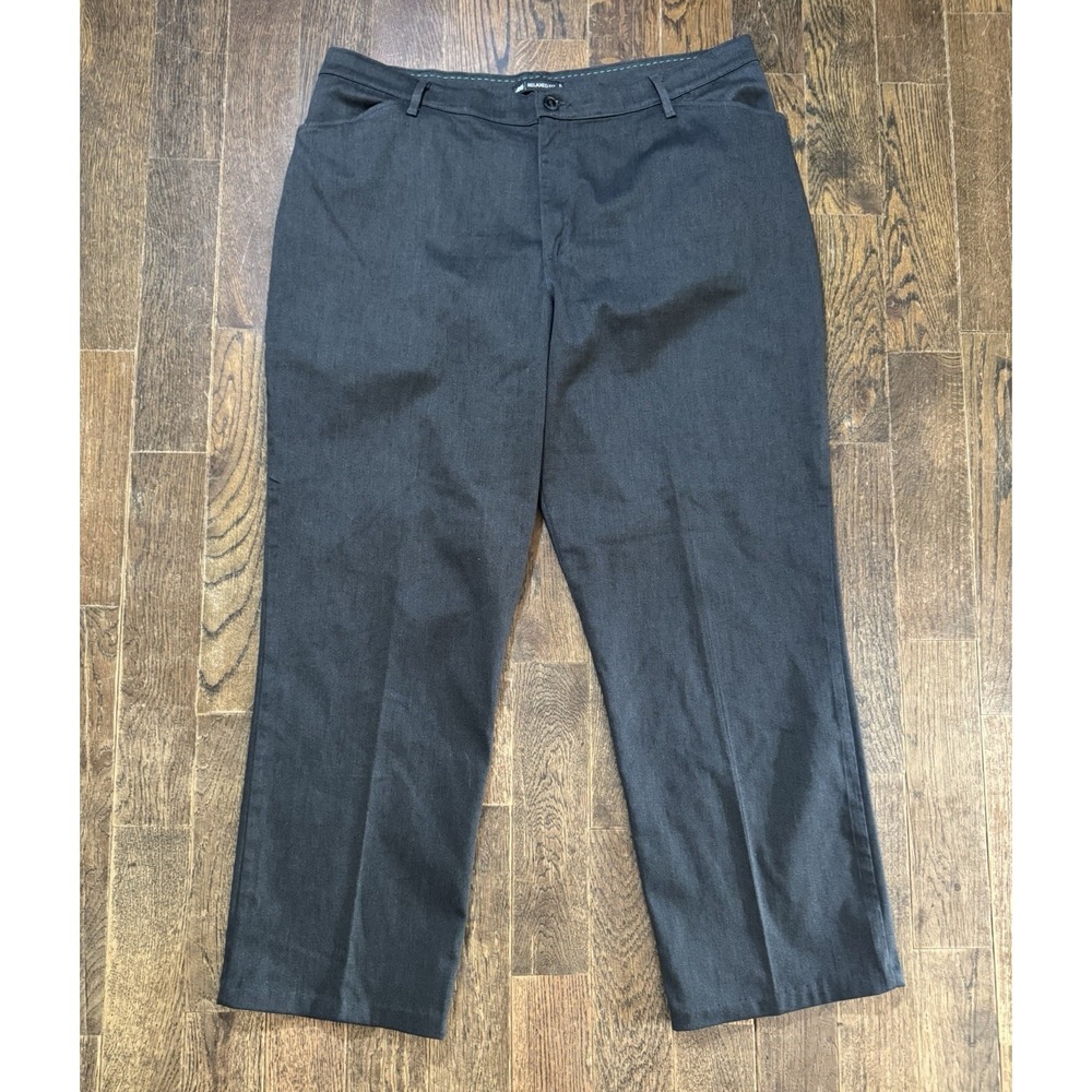 Lee Relaxed‎ Fit Dress Pants Womens 18 Long Gray Excellent High Rise